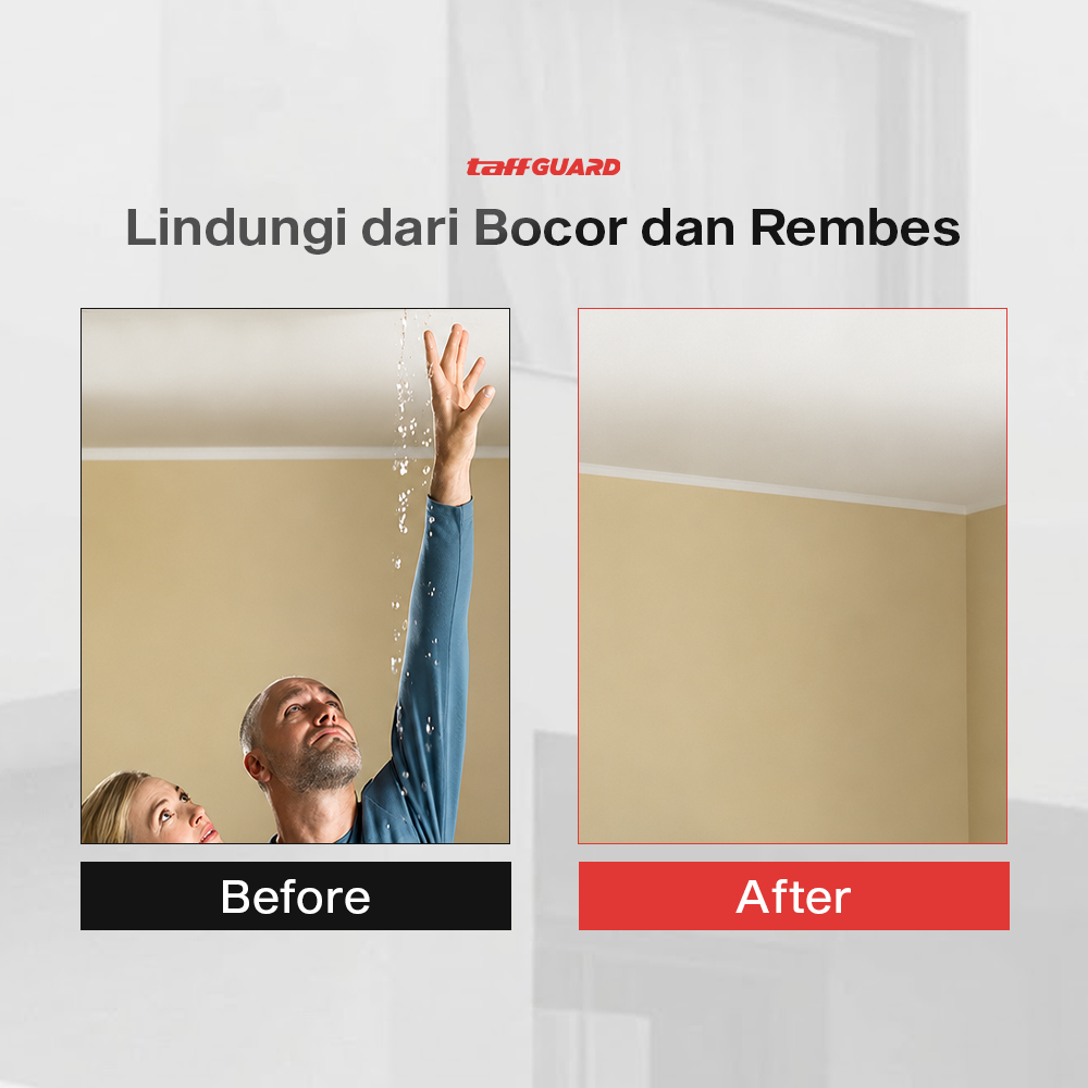 Gambar produk TaffGUARD Lem Anti Bocor Rembes Waterproof Coating 300g with Brush - JS013 - 1