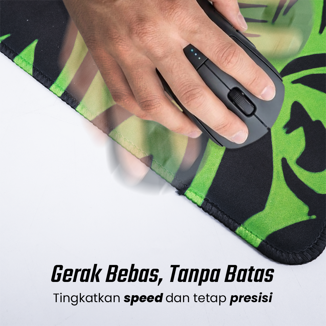 Gambar produk TaffGEAR Mouse Pad Gaming XL Anti Slip Desk Mat 240x310x2mm Speed - LS - 2