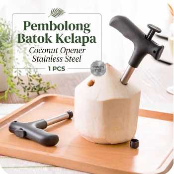 VKTECH Pembolong Batok Kelapa Coconut Opener Stainless Steel 1 PCS - 399