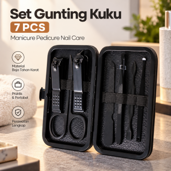 Biutte.co Set Perlengkapan Gunting Kuku Manicure Pedicure Nail Clipper - S0M020