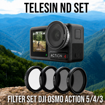 Gambar produk TELESIN CPL ND Camera Lens Filter Kit for DJI Osmo Action 3/4/5 Pro - S5-FLT-06-TDJ