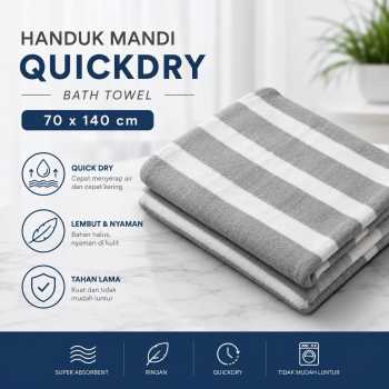 Gambar produk Frinz Handuk Mandi Quickdry Bath Towel 70x140cm - U0777