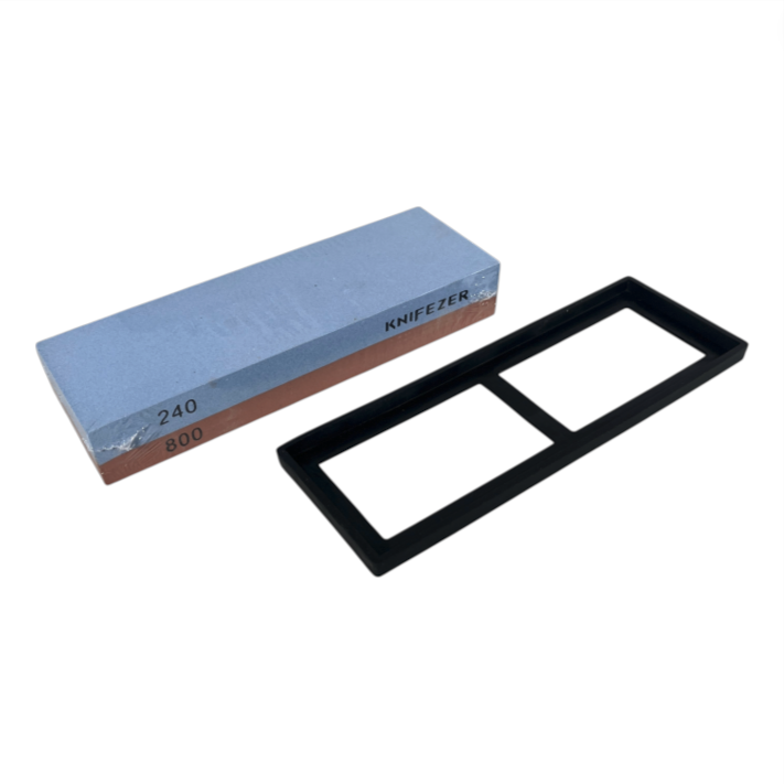Gambar produk KNIFEZER Batu Pengasah Pisau Whetstone Knife Sharpener 240/800 - Wkss-03 - 5