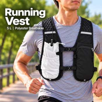ECOM Hydropack Running Vest Trail Marathon Outdoor Hiking 5L - WP455