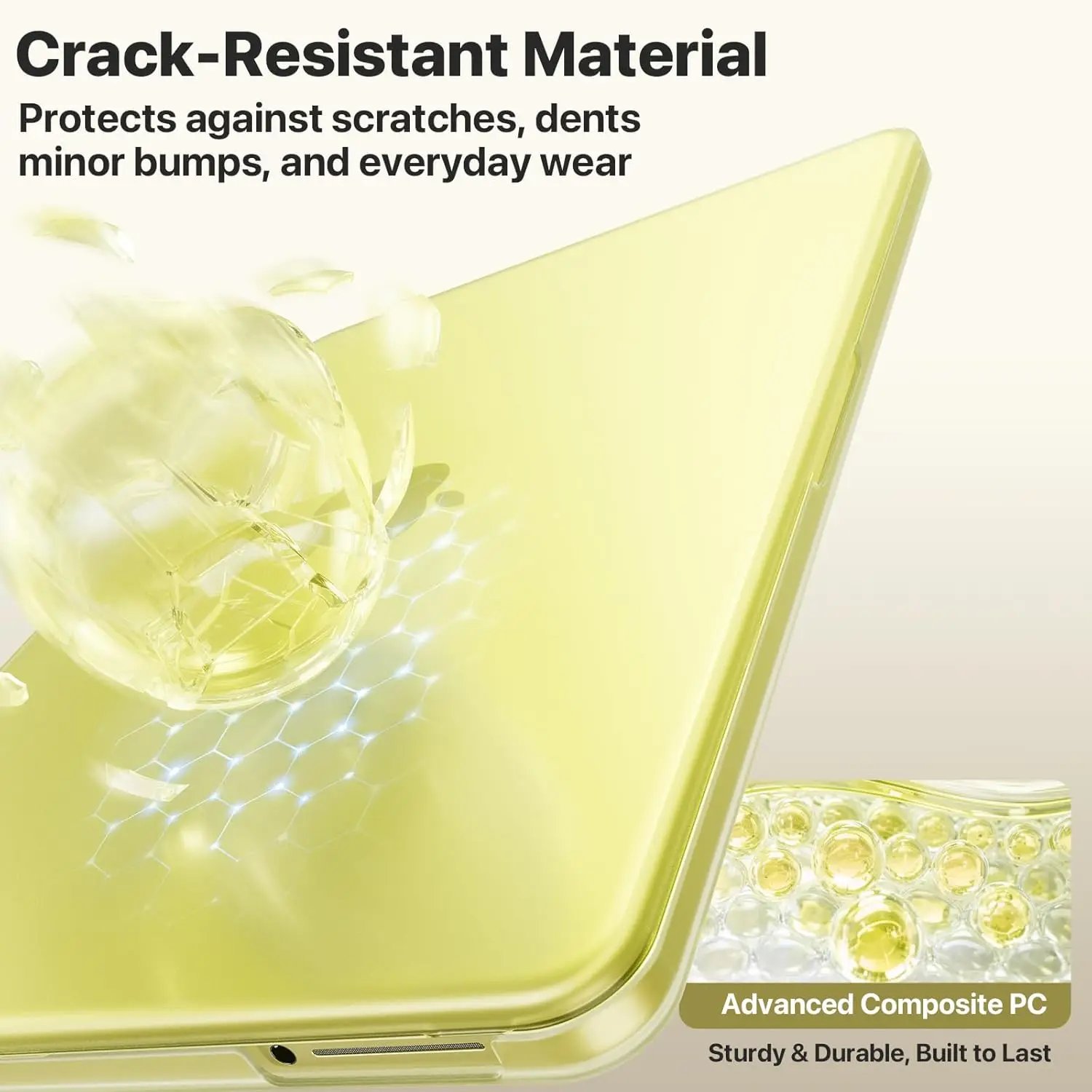 Gambar produk WCOVE Crystal Case Pelindung Laptop Cover MacBook Neo A18 13 Inch - A3404 - 5