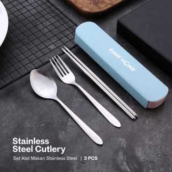 Gambar produk TaffHOME Set Perlengkapan Makan Sendok Garpu Stainless Cutlery Set - XS-B014