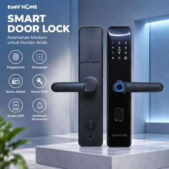 TaffHOME Smart Door Lock Fingerprint Password Card Key App - A1