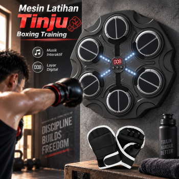 ELBOKERO Mesin Latihan Tinju Music Boxing Body Combat Bluetooth - EL03
