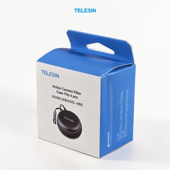 Gambar produk TELESIN Lens Filter Storage Case Action Camera Hard Shell 4 Slot - S6-PRC-13 - Kemasan