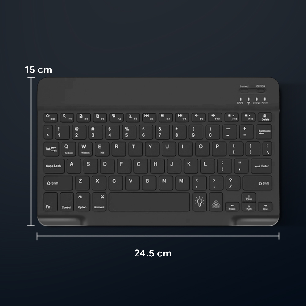 Gambar produk EMTRA Keyboard Wireless Mini Bluetooth 5.0 RGB Silent Click - SS01 - 7