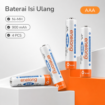 Gambar produk Enelong Baterai Isi Ulang AAA Recharge Battery Ni-MH 1.2V 900mAh 4 PCS - HR4