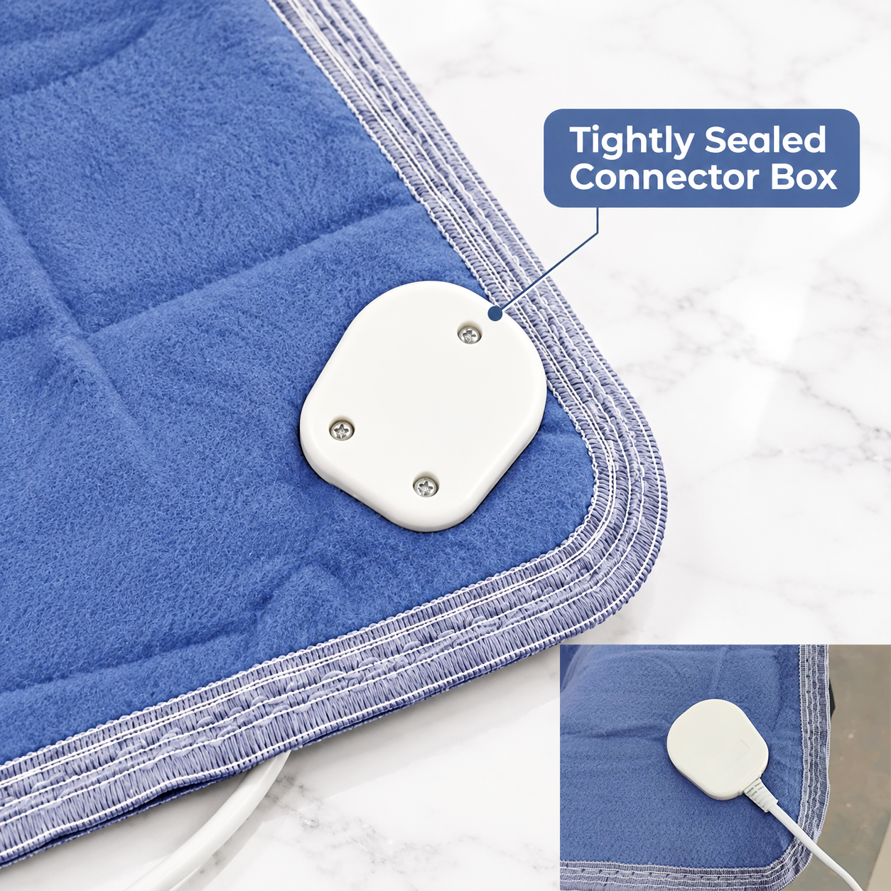 Gambar produk TaffHOME Selimut Penghangat Elektrik Thermal Blanket 5 Temp 150x80cm - TK170 - 3