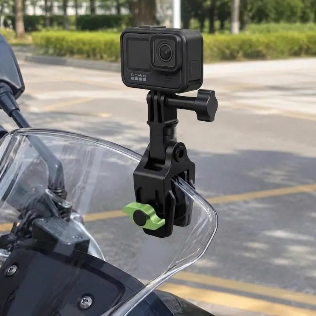 Gambar produk SZKOSTON Windshield Clamp Mount Action Camera Bracket Clip GoPro DJI - ZJ-22 - 7