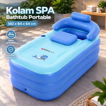 Gambar produk Intime Kolam SPA Bathtub Portable Folding Inflatable 160x84x64cm - YT-038B