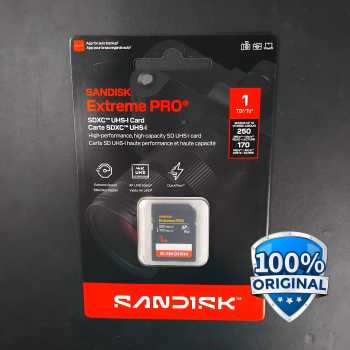 Gambar produk SanDisk Extreme PRO SDXC/HC UHS-I Card U3 V30 4K UHD 250MB/s - SDSDXXJ