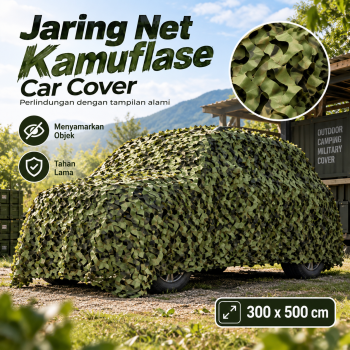 Gambar produk Welead Jaring Net Kamuflase Hidden Hunting Shooting Car Cover 300x500cm