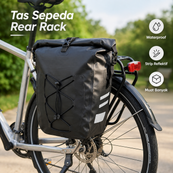 Travek Tas Sepeda Bicycle Rack Bag Tail Seat Travel Waterproof - AS-002