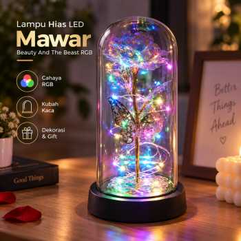 TaffHOME Lampu Hias LED Mawar Beauty And The Beast RGB 1 PCS - SR142