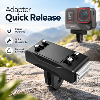 Gambar produk SZKOSTON Adapter Kamera Aksi Magnetic Insta360 Ace Pro 2 X5 X4 - T0381