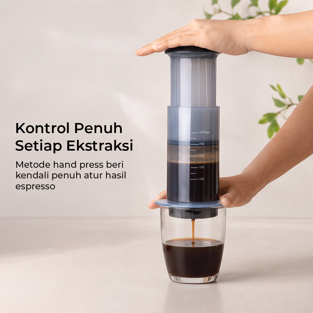 Gambar produk iCafilas Coffee Maker Manual Hand Press Espresso 300ml - 1