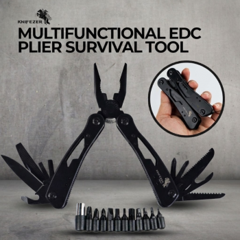 Gambar produk KNIFEZER Multifunctional EDC Plier Survival Tool Stainless Steel - MPA21