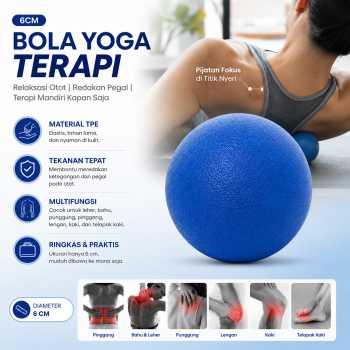 ZOP Yoga Ball Fitness Bola Pijat Terapi Massage Fascia Therapy TPE - HA688