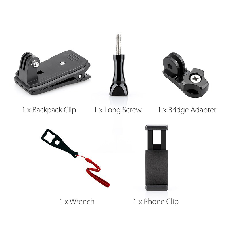 Gambar produk TaffSTUDIO Clip Clamp Mount 360 Rotary with Smartphone Holder GoPro - VP512 - 8