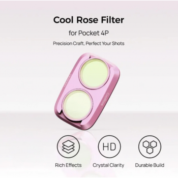 Gambar produk TELESIN Lens Camera Filter Cool Rose DJI Osmo Pocket 4 Pro - S5-FLT-90-TDJ
