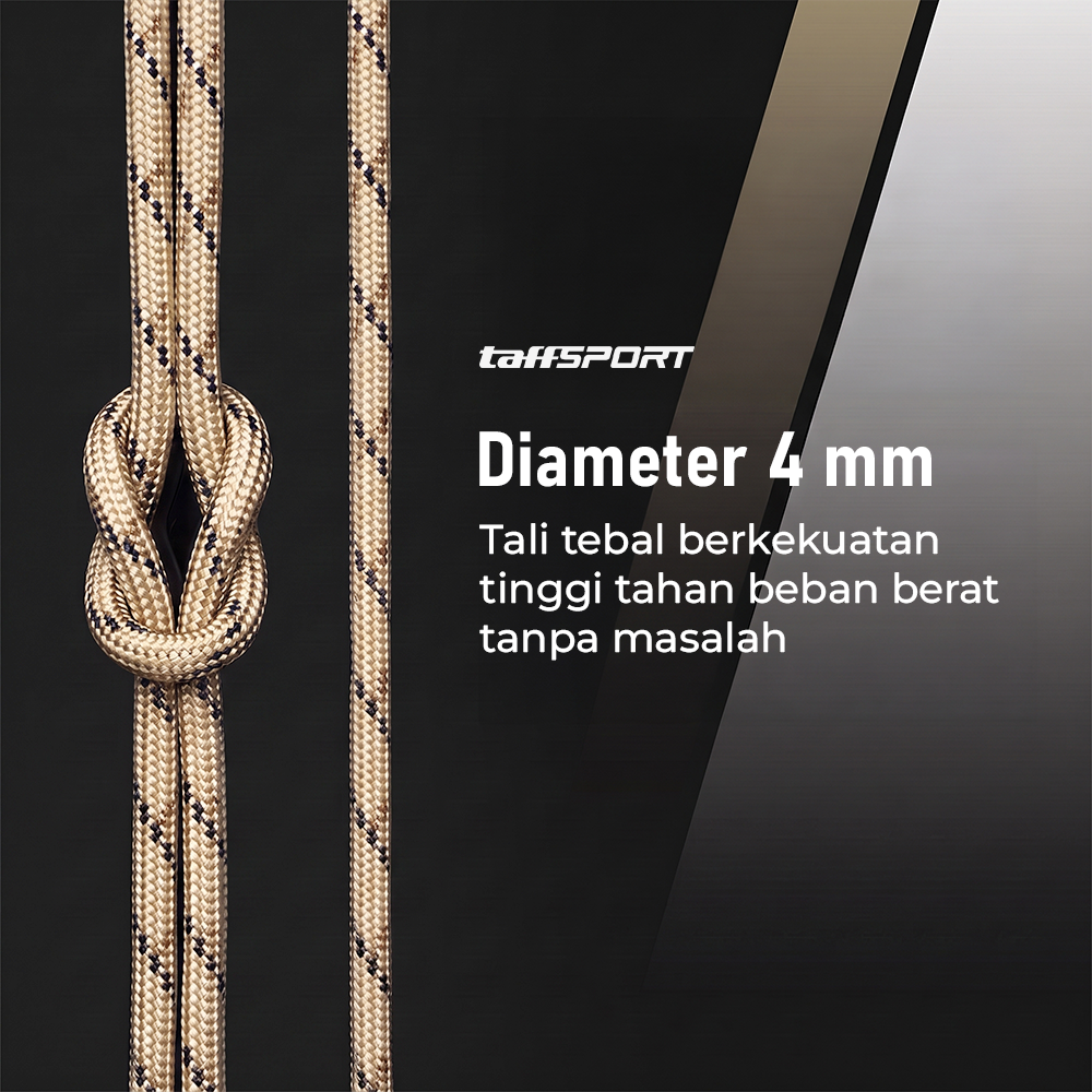 Gambar produk TaffSPORT Tali Tenda Paracord Rope Tent Camp 7 Core 4mm 100M - SH139 - 1