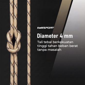 Gambar produk TaffSPORT Tali Tenda Paracord Rope Tent Camp 7 Core 4mm 100M - SH139 - 1