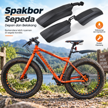 RICHBIT Spakbor Sepeda Depan dan Belakang MTB Bike Mud Guard - A2A02