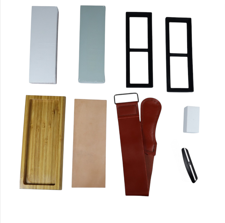 Gambar produk KNIFEZER Batu Pengasah Pisau Whetstone Sharpener 400/1000 3000/8000 - CF380 - 7