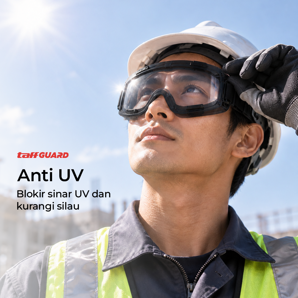 Gambar produk TaffGUARD Kacamata Safety Goggles Work Laboratory Eyewear - ASL-Y - 4