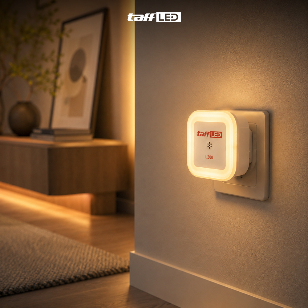 Gambar produk TaffLED Lampu Tidur Minimalis EU Plug Sensor Cahaya Warm White 0.5W - L200 - 7