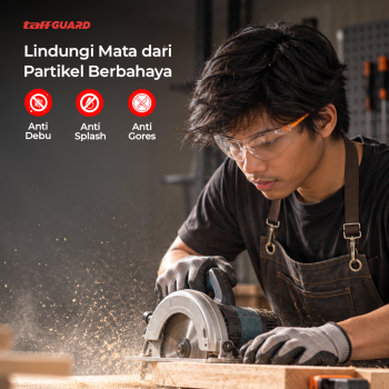 Gambar produk TaffGUARD Kacamata Safety Goggles Work Laboratory Eyewear - LE979