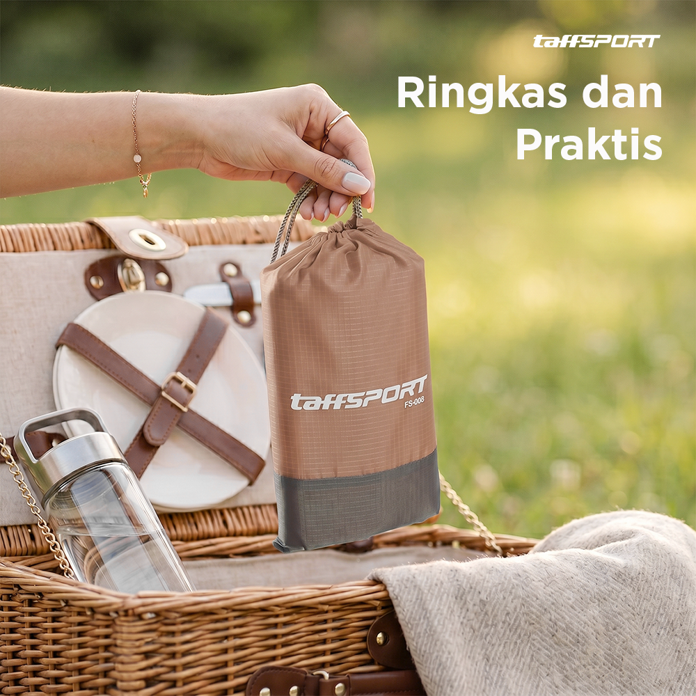 Gambar produk TaffSPORT Tikar Lipat Matras Camping Piknik Outdoor Waterproof Mat 2x2.1M - FS-008 - 3