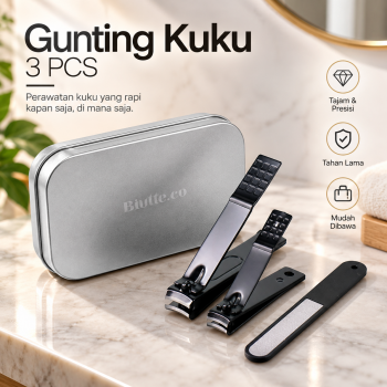Gambar produk Biutte.co Gunting Kuku Nail Trimmer Manicure 3 PCS - SFZ2748