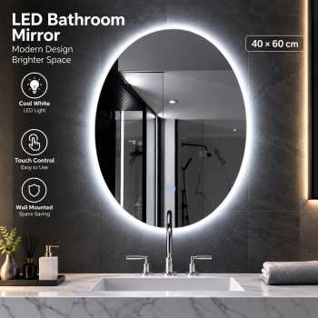 Ac Cermin Aesthetic Kapsul Dinding LED Makeup Wall Mirror Bathroom 12W - 1065