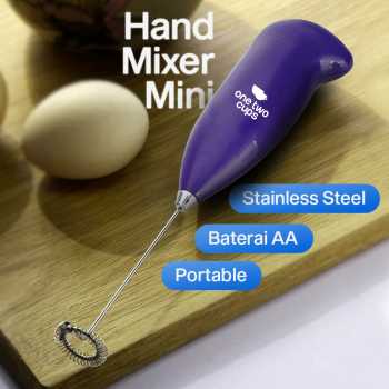 One Two Cups Hand Mixer Mini Pembuih Kopi Susu Milk Frother Battery - MS-3089
