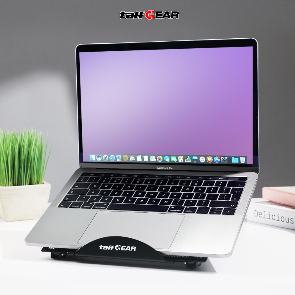 Gambar produk TaffGEAR Stand Laptop Aluminium Dudukan Holder Foldable Portable - IV012 - 1