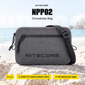 NITECORE Tas Sling Bag Waterproof Crossbody Outdoor 900D Nylon 1.4L - NPP02