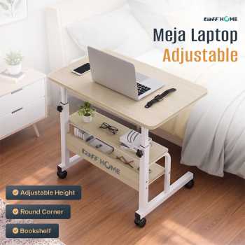 TaffHOME Meja Laptop Adjustable Portable Working Desk 3 Layer 60x40cm - ND04
