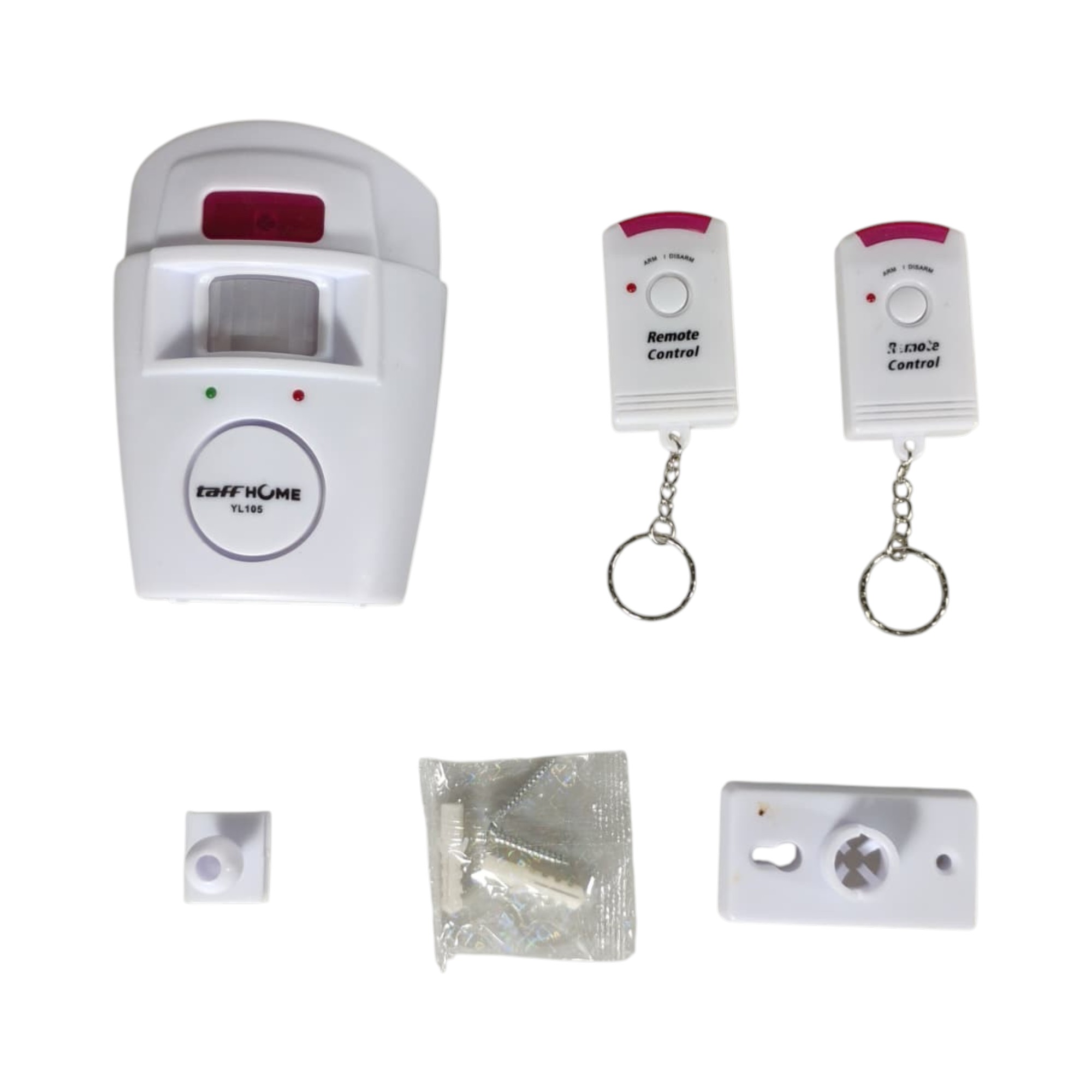 Gambar produk TaffHOME Alarm Anti Maling Sensor Gerak Infrared PIR 105dB 2 Remot - YL105 - 8