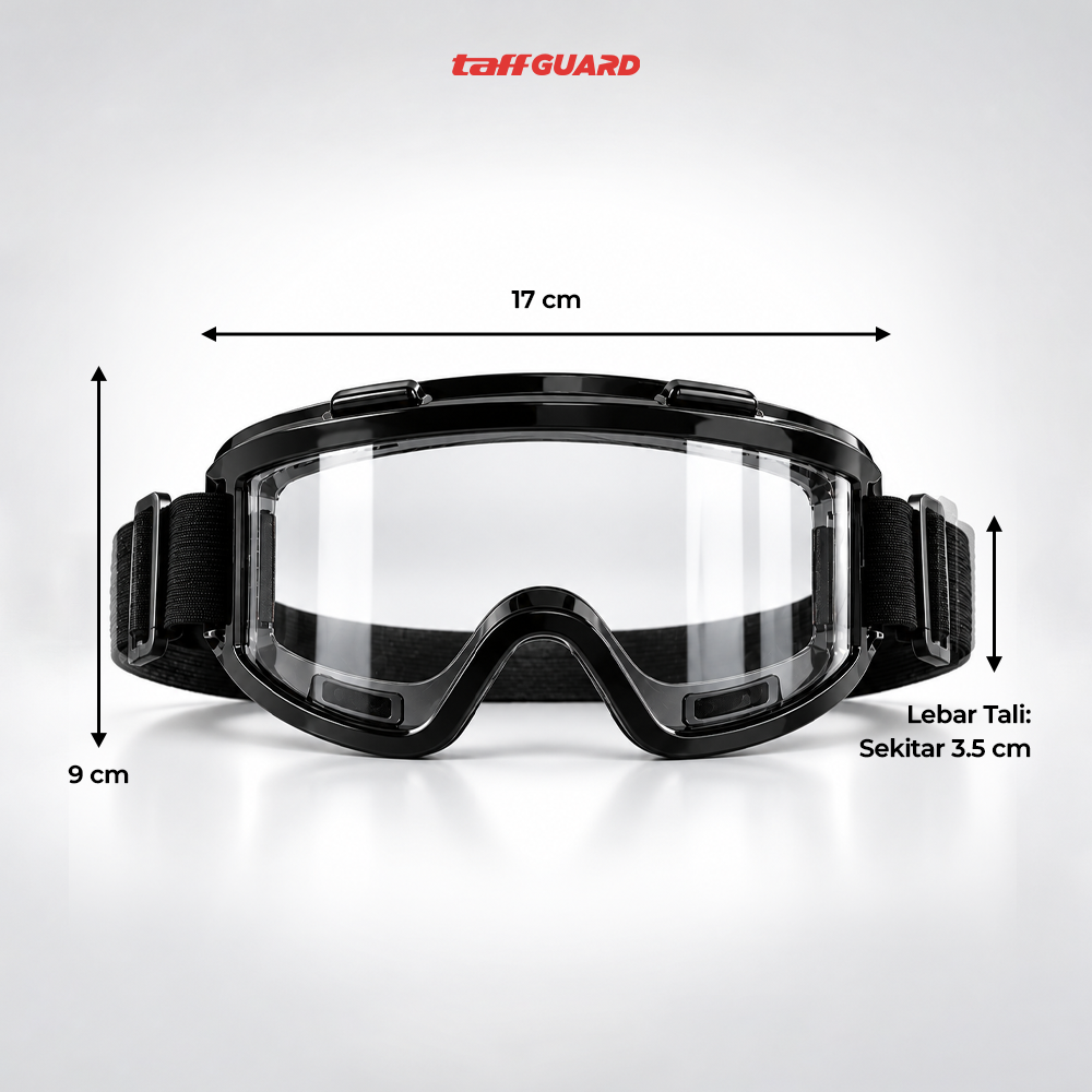 Gambar produk TaffGUARD Kacamata Safety Goggles Work Laboratory Eyewear - ASL-Y - 8