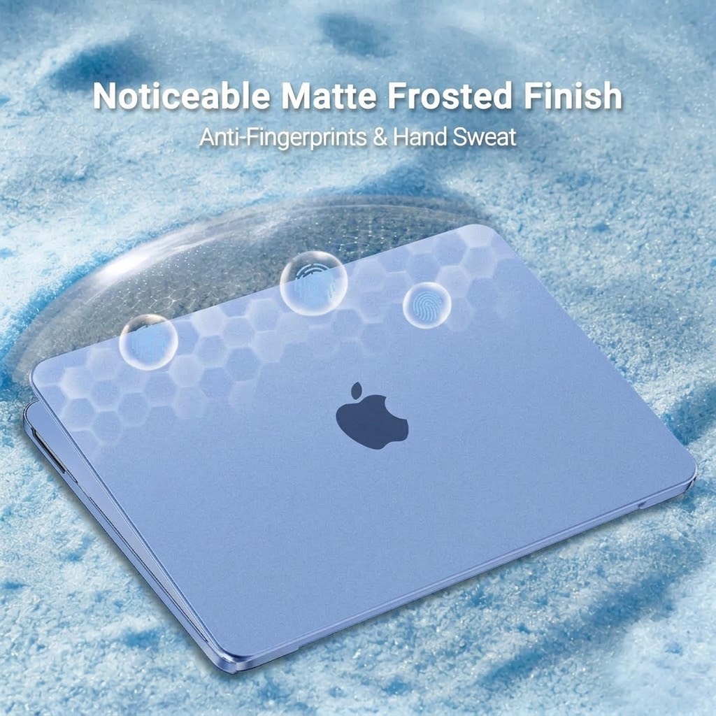 Gambar produk WCOVE Crystal Case Pelindung Laptop Cover MacBook Neo A18 13 Inch - A3404 - 4