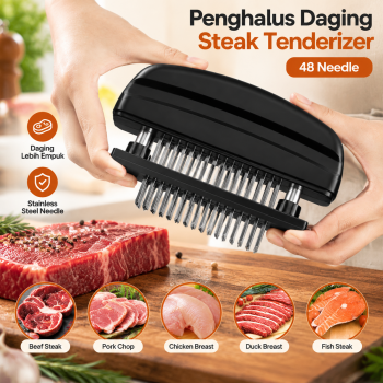 Dheng Alat Penghalus Daging Steak Tenderizer Beef 48 Needle Blades - DH-B03
