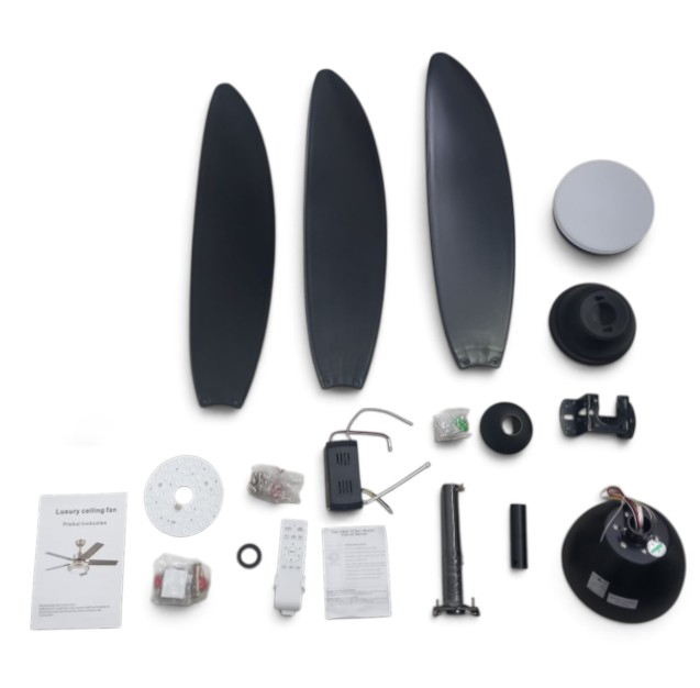 Gambar produk SOVE Kipas Angin Gantung Plafon Ceiling Fan LED 3 Color 52 Inch - TV-3 - 4