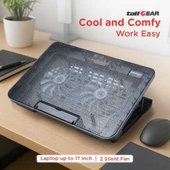 Gambar produk TaffGEAR Cooling Pad Laptop Kipas Pendingin 2 Fan 17 Inch - N99