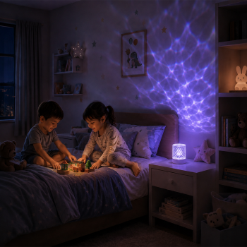 Gambar produk RISIFY Lampu Tidur Proyektor LED Water Ripple 16 Color Round 3W - SFY25 - 6