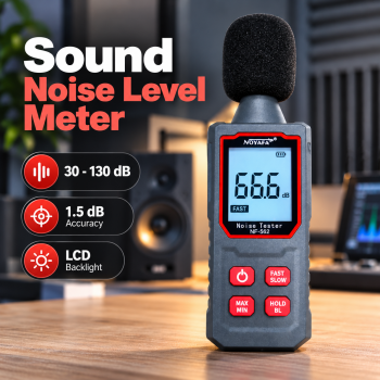 NOYAFA Sound Noise Level Meter Digital Alat Pengukur Suara 30-130dB - NF-562